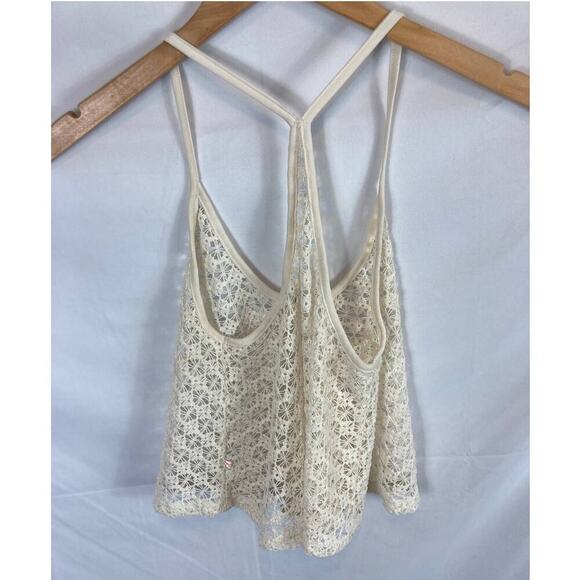 VS Pink Crochet Knit Coverup Tank Size XS/S - Picture 6 of 6